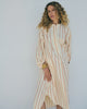 LA ROUGE ApS Louise Shirt Dress Tunic Sand/Orange Stripe