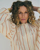 LA ROUGE ApS Louise Shirt Dress Tunic Sand/Orange Stripe