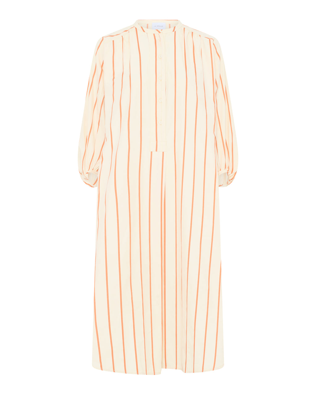 LA ROUGE ApS Louise Shirt Dress Tunic Sand/Orange Stripe
