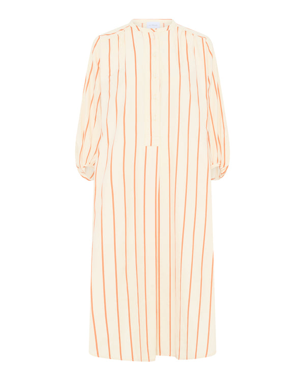 LA ROUGE ApS Louise Shirt Dress Tunic Sand/Orange Stripe