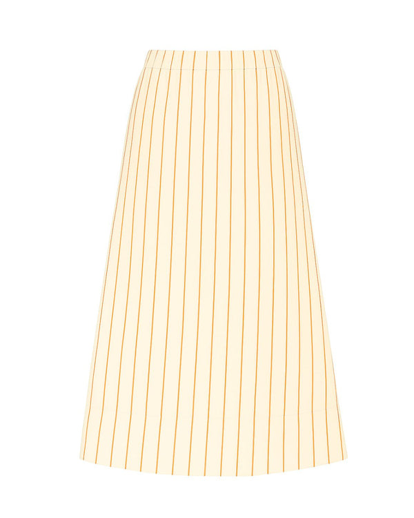LA ROUGE ApS Louise Skirt Skirt Sand/Orange Stripe