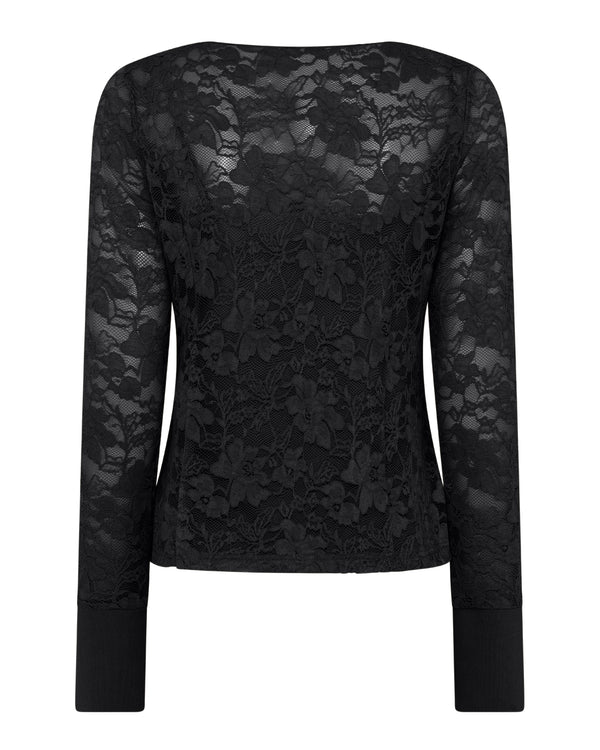 LA ROUGE ApS Lucia Blouse Top Black