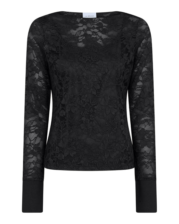 LA ROUGE ApS Lucia Blouse Top Black