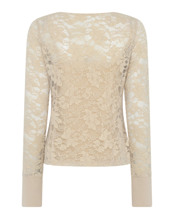 LA ROUGE ApS Lucia Blouse Top Cream