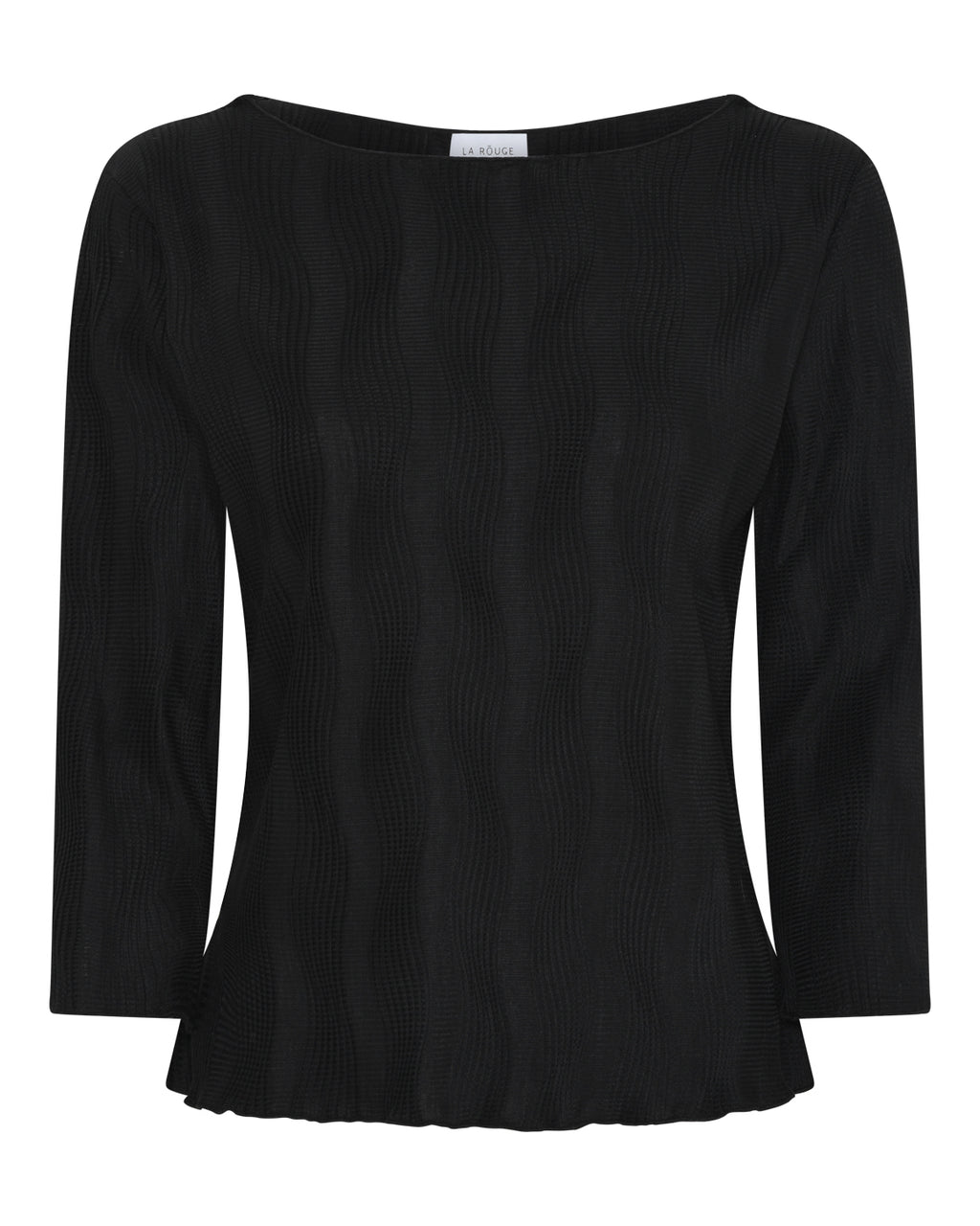 LA ROUGE ApS Luna Blouse w. 3/4 sleeve Blouse Black
