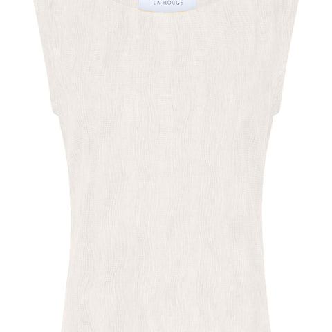 LA ROUGE ApS Luna Top Top Off White