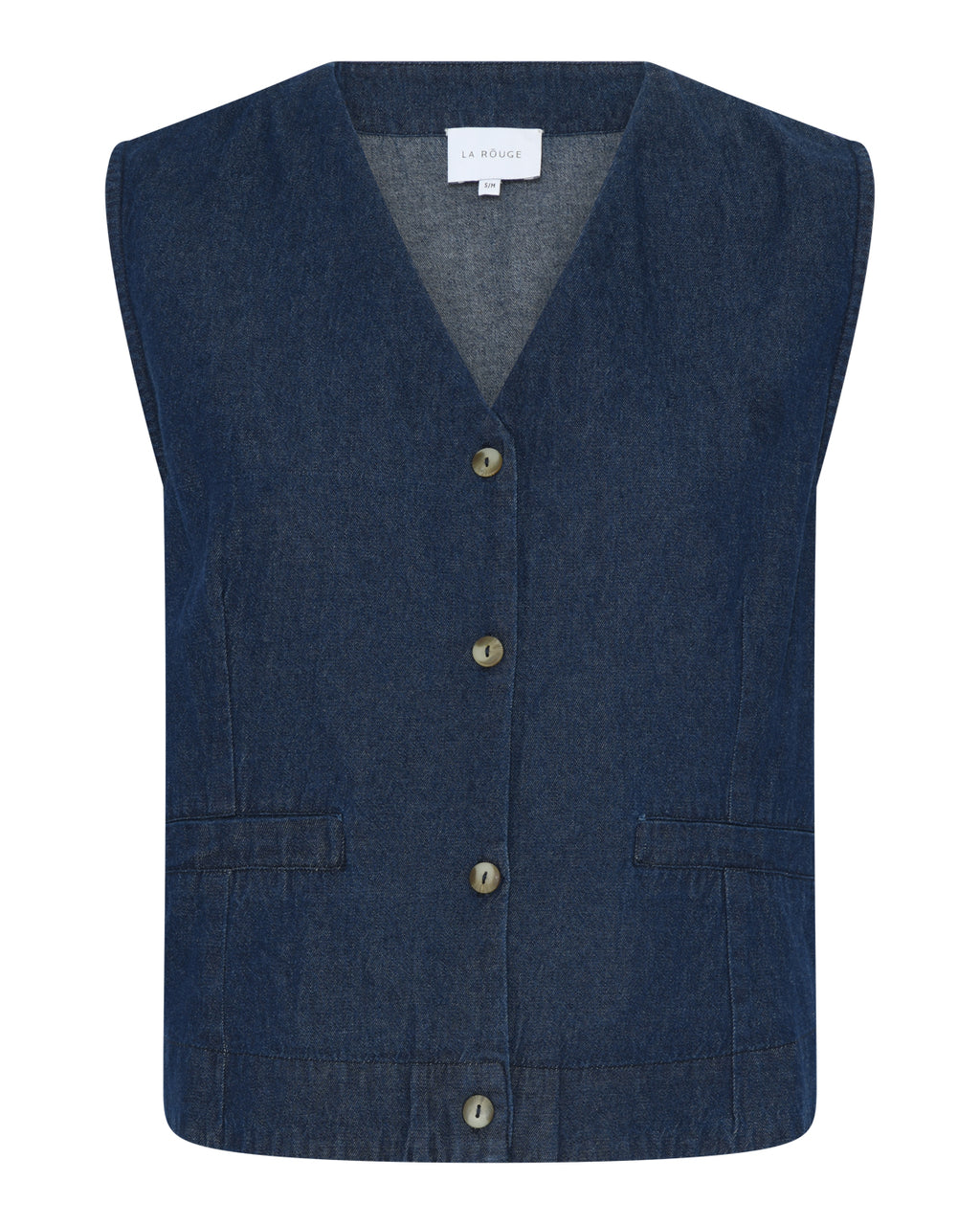 LA ROUGE ApS Luna Waistcoat Waistcoat Denim