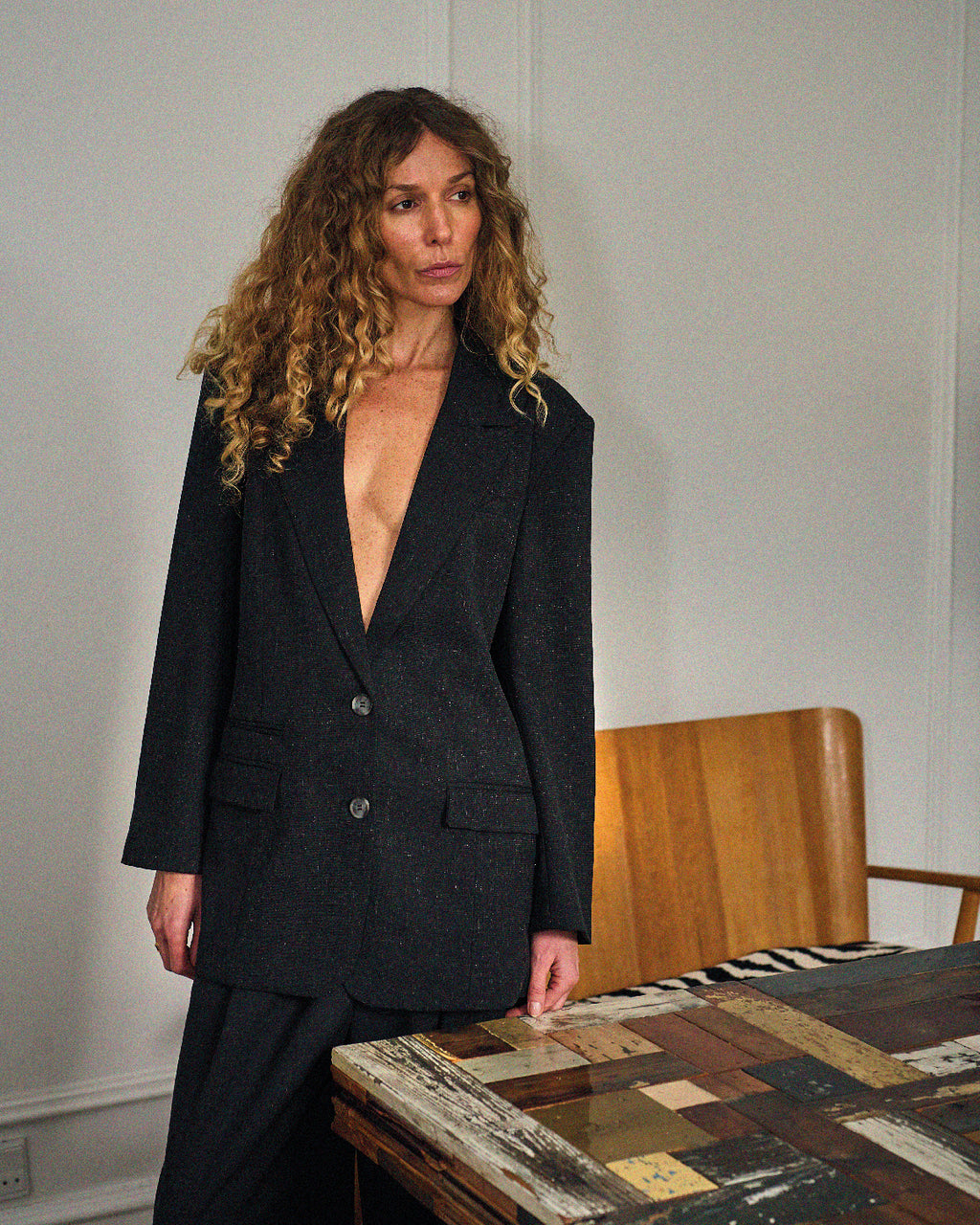 LA ROUGE ApS Malene Blazer Blazer Black