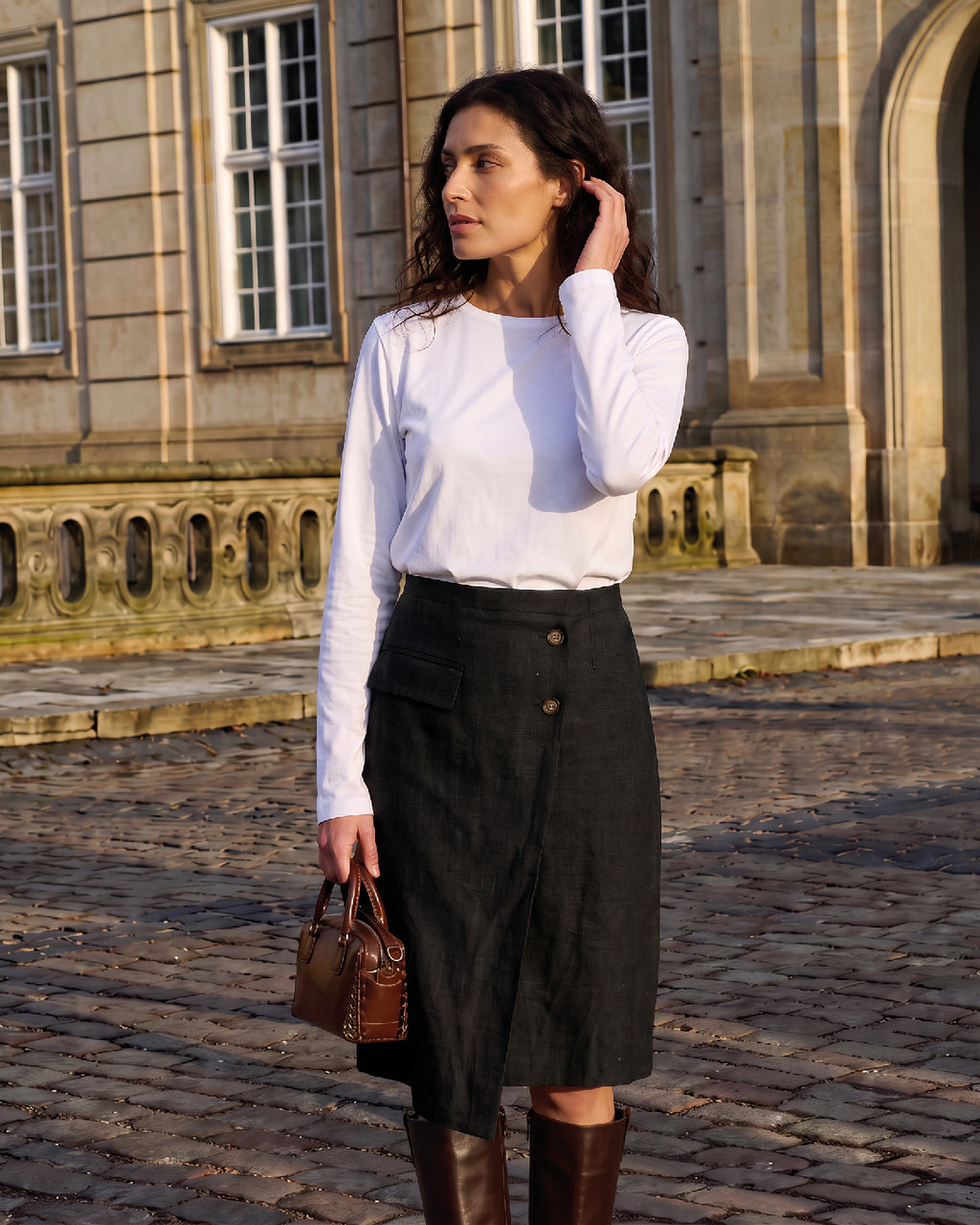 LA ROUGE ApS Malene Skirt Skirt Black