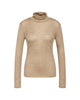 LA ROUGE ApS Marie Turtleneck Shirt Light Sand Melange