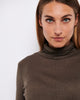 LA ROUGE ApS Marie Turtleneck Shirt Soil Brown