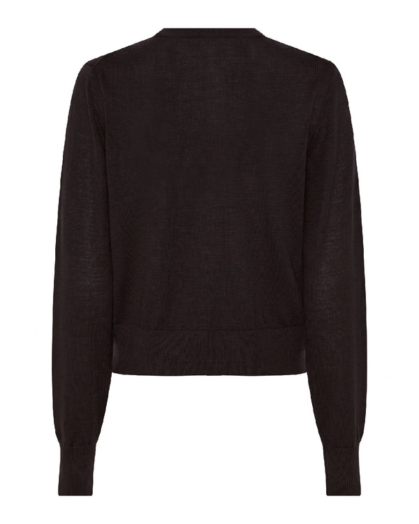 LA ROUGE ApS Merlin Cardigan Cardigan Dark Brown