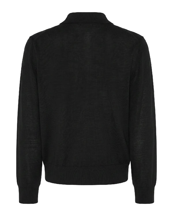 LA ROUGE ApS Merlin L/S Poloshirt Polo Shirt Black