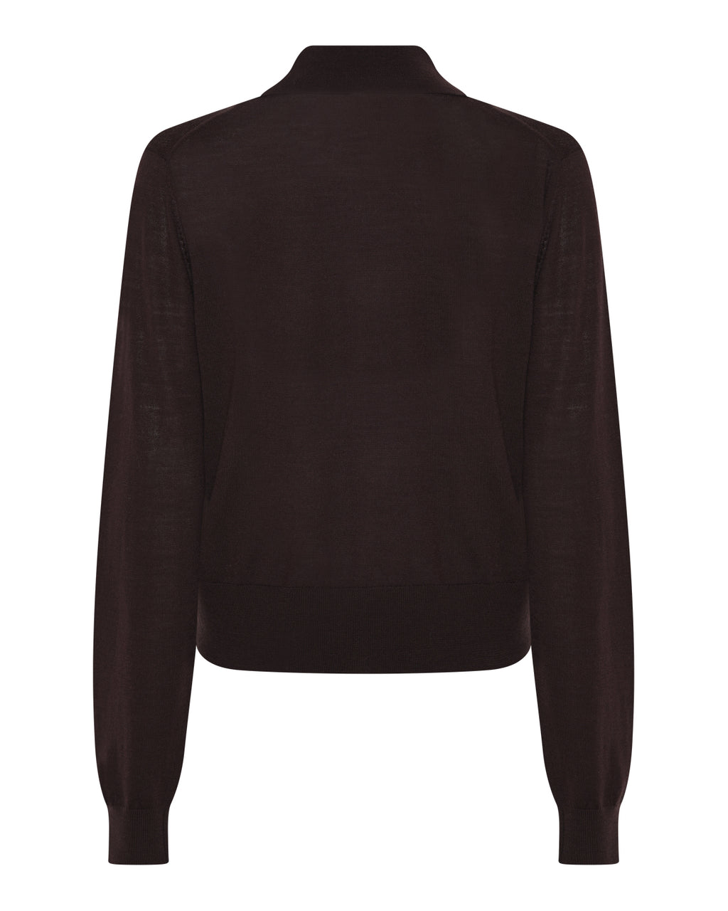 LA ROUGE ApS Merlin L/S Poloshirt Polo Shirt Dark Brown