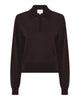 LA ROUGE ApS Merlin L/S Poloshirt Polo Shirt Dark Brown