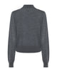 LA ROUGE ApS Merlin L/S Poloshirt Polo Shirt Dark Grey Melange