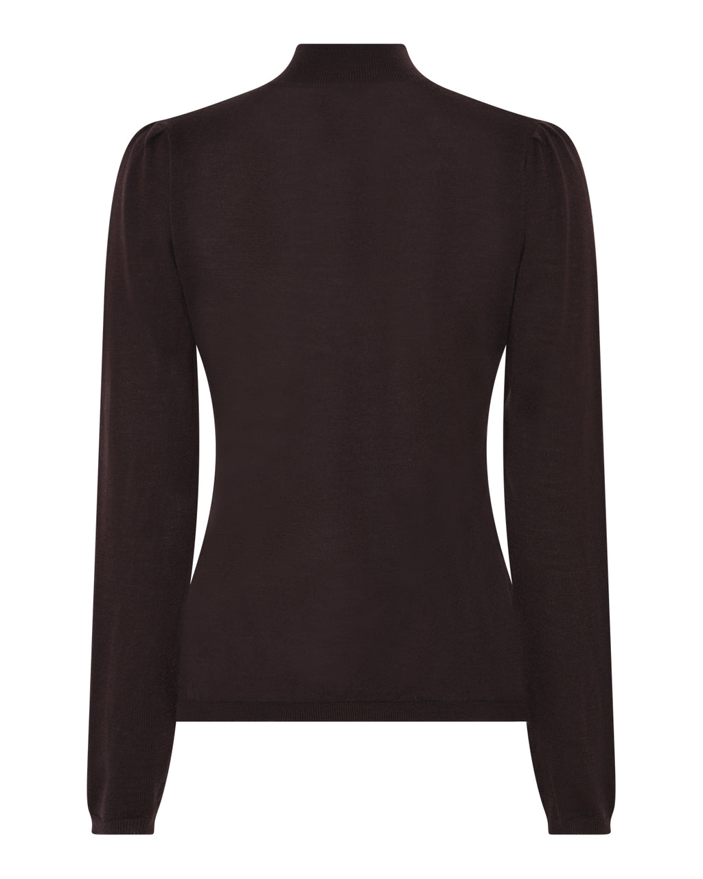 LA ROUGE ApS Merlin L/S Turtleneck Knit Dark Brown
