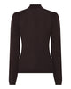 LA ROUGE ApS Merlin L/S Turtleneck Knit Dark Brown
