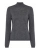 LA ROUGE ApS Merlin L/S Turtleneck Knit Dark Grey Melange