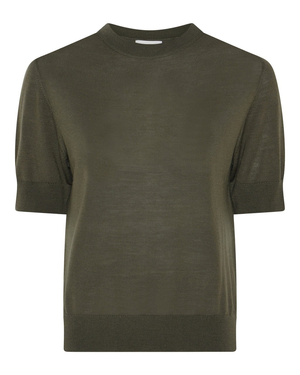 LA ROUGE ApS Merlin S/S Turtleneck Knit Army Green