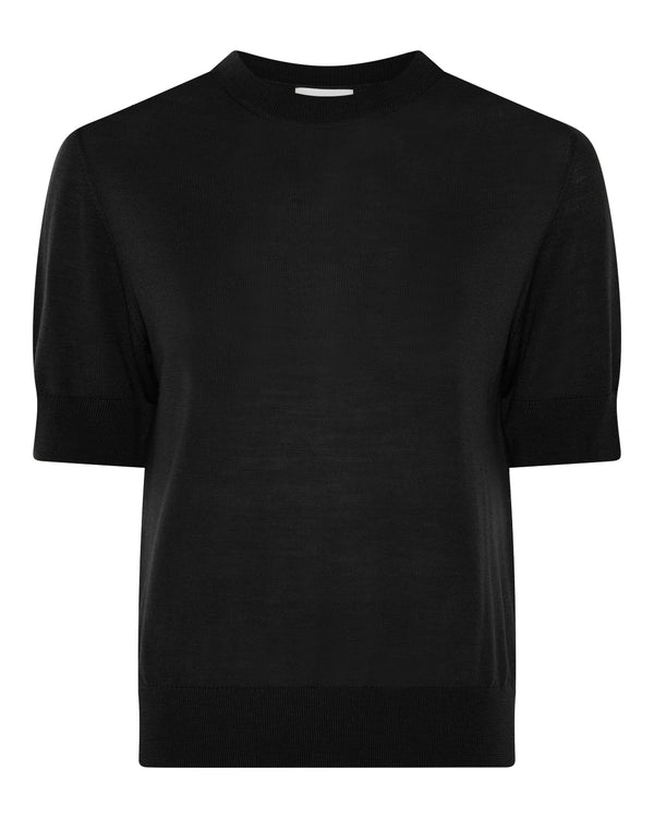 LA ROUGE ApS Merlin S/S Turtleneck Knit Black