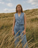 LA ROUGE ApS Mette Waistcoat Waistcoat Faded Blue