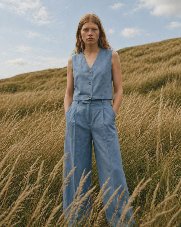 LA ROUGE ApS Mette pants Pants Faded Blue