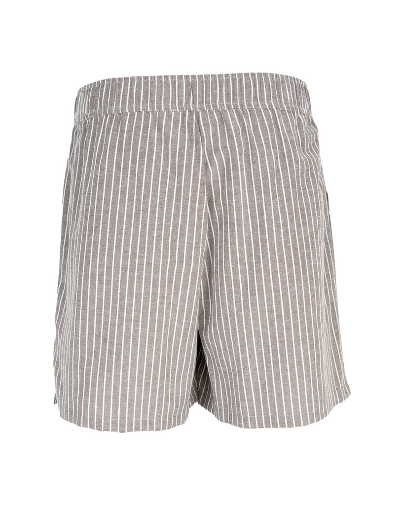 LA ROUGE ApS Mille Shorts Shorts Brown/Offwhite Stripe