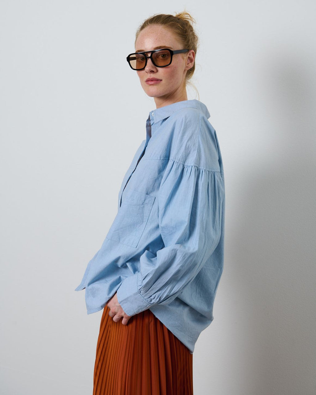 LA ROUGE ApS Minna shirt Shirt Light Blue
