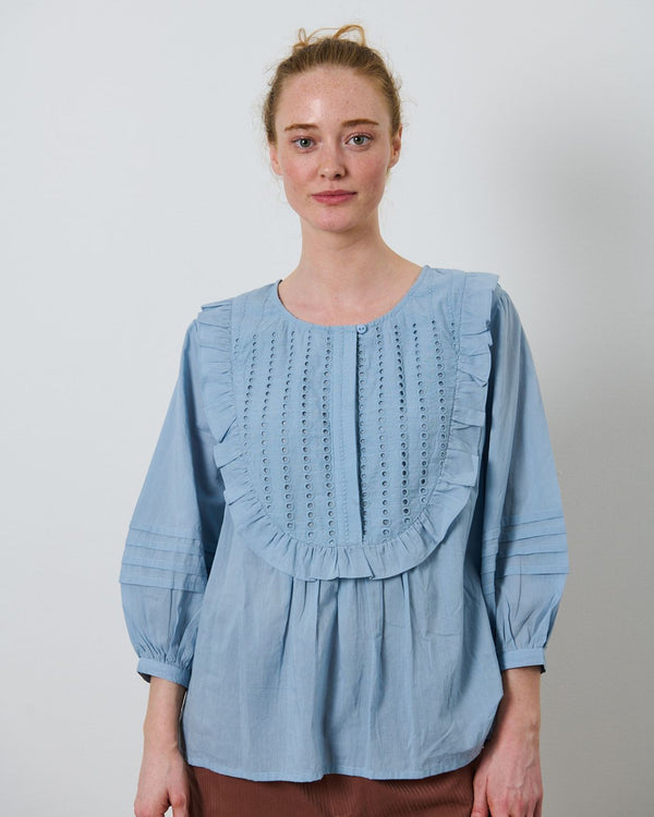 LA ROUGE ApS Molly Blouse Blouse Light Blue