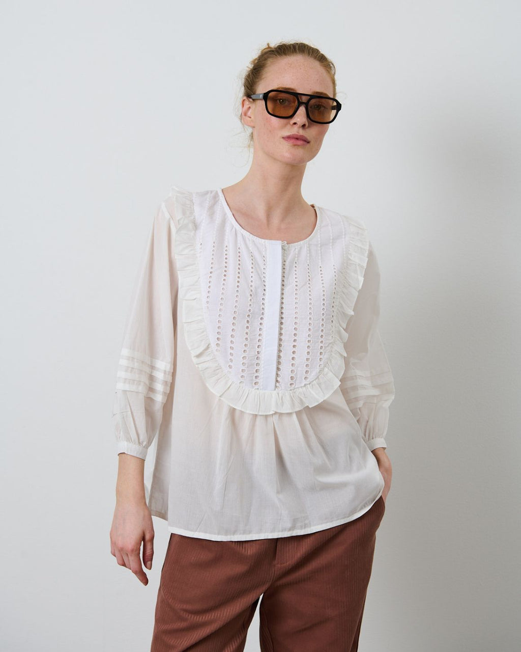 LA ROUGE ApS Molly Blouse Blouse White