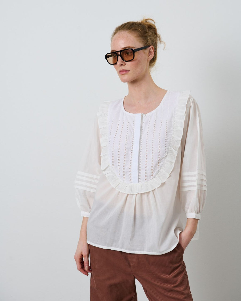 LA ROUGE ApS Molly Blouse Blouse White