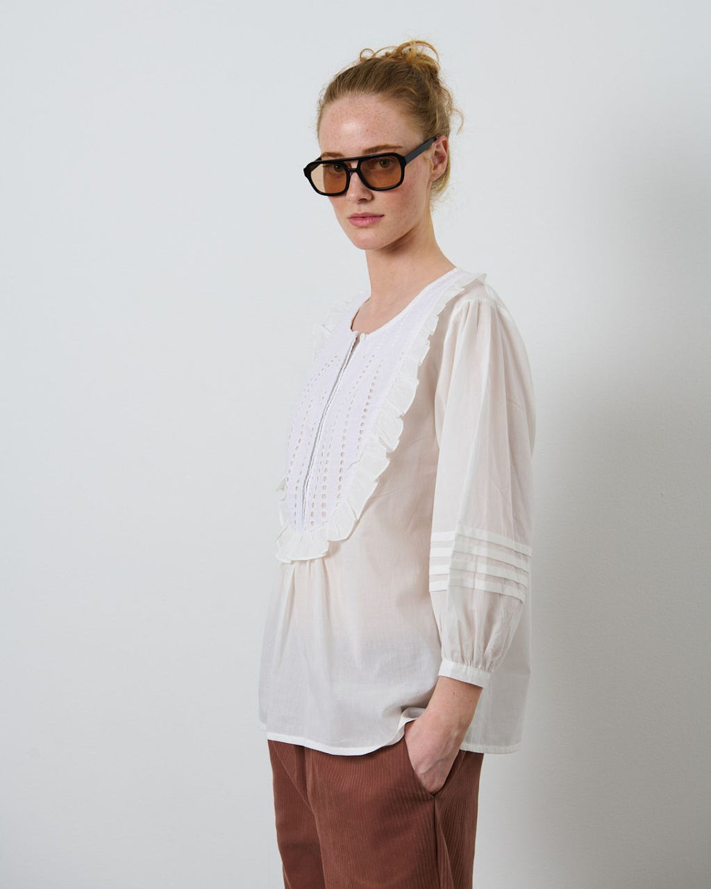 LA ROUGE ApS Molly Blouse Blouse White