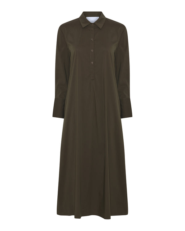 LA ROUGE ApS NOOS - Kamilla Shirt Dress Dress Army Green