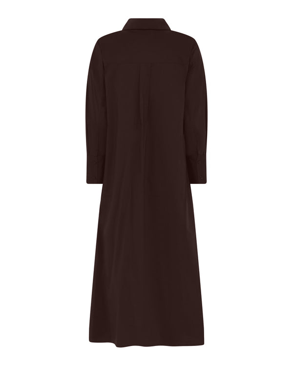 LA ROUGE ApS NOOS - Kamilla Shirt Dress Dress Dark Brown