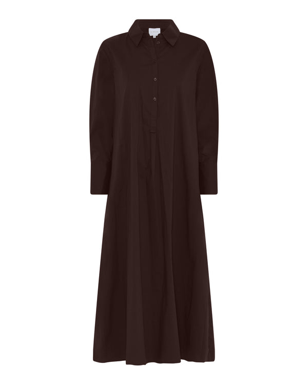 LA ROUGE ApS NOOS - Kamilla Shirt Dress Dress Dark Brown