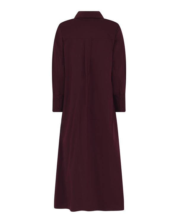 LA ROUGE ApS NOOS - Kamilla Shirt Dress Dress Wine