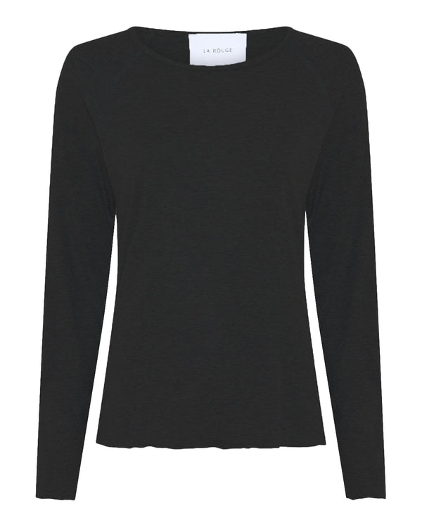 LA ROUGE ApS NOOS - Line L/S T-shirt Black