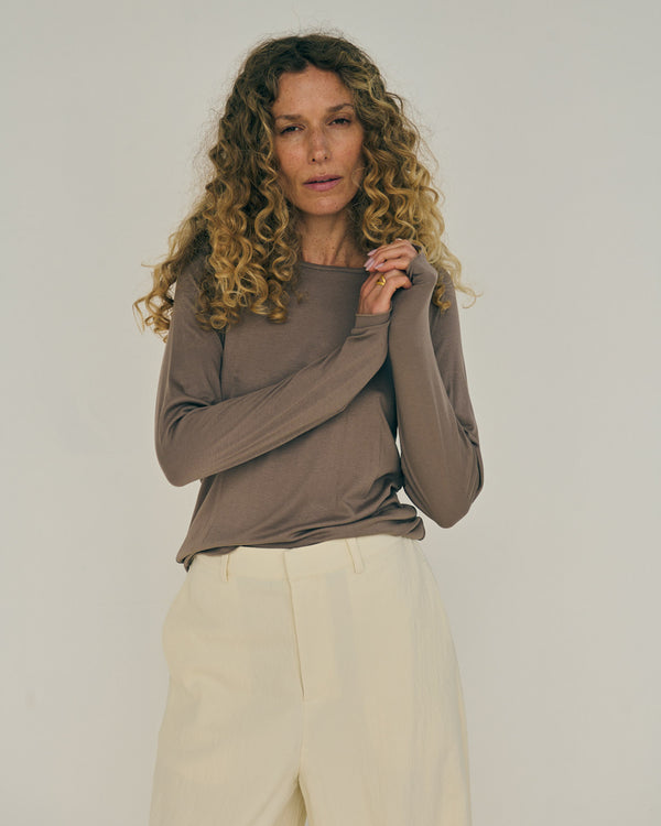 LA ROUGE ApS NOOS - Line L/S T-shirt Moose
