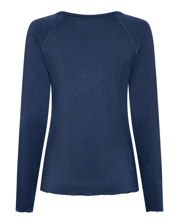 LA ROUGE ApS NOOS - Line L/S T-shirt Navy