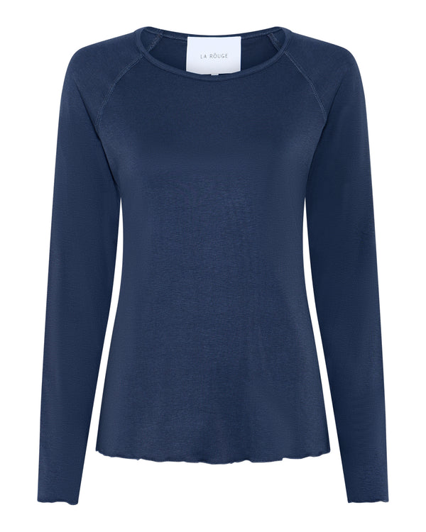 LA ROUGE ApS NOOS - Line L/S T-shirt Navy