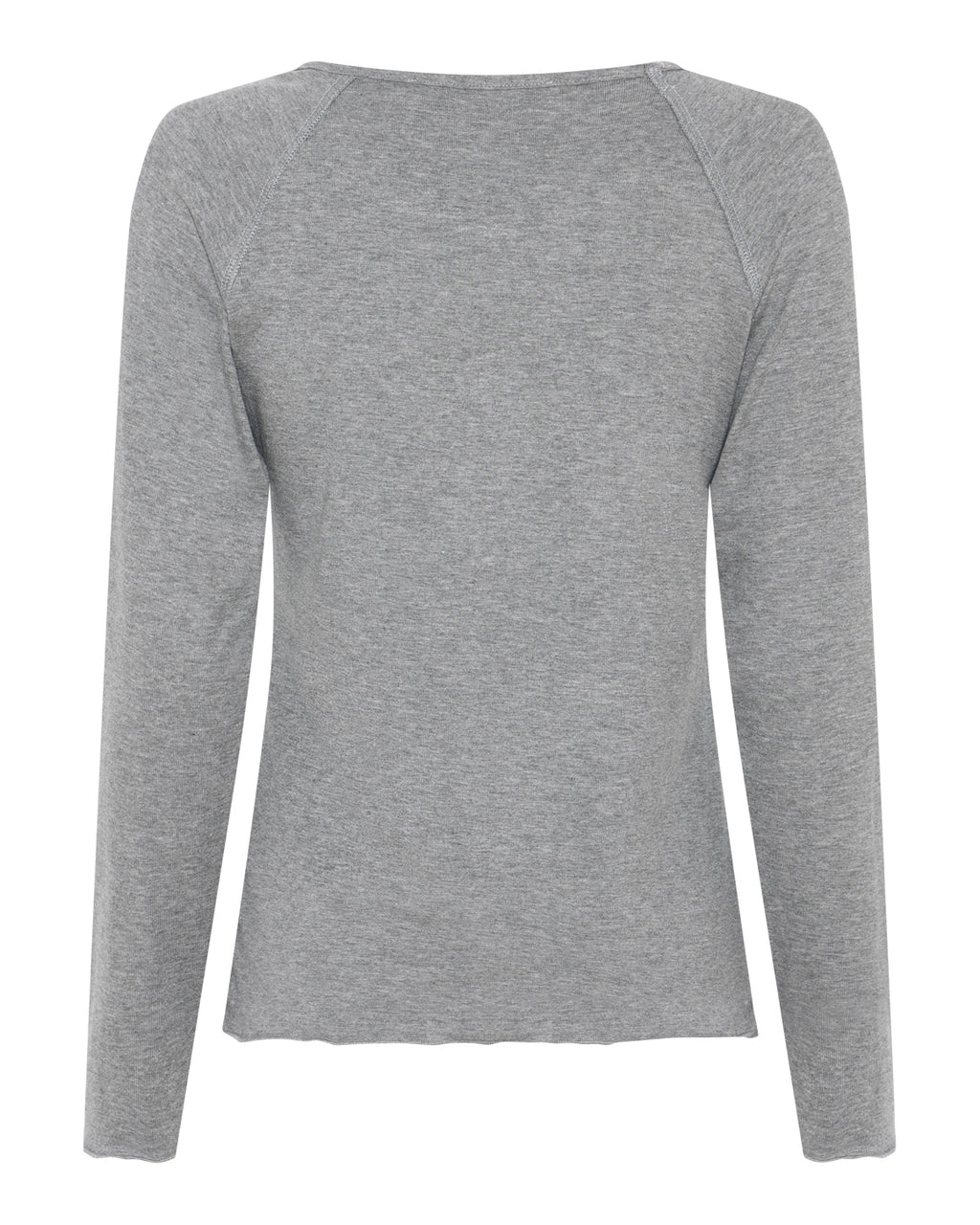 LA ROUGE ApS NOOS - Line L/S T-Shirt T-shirt Light Grey Melange
