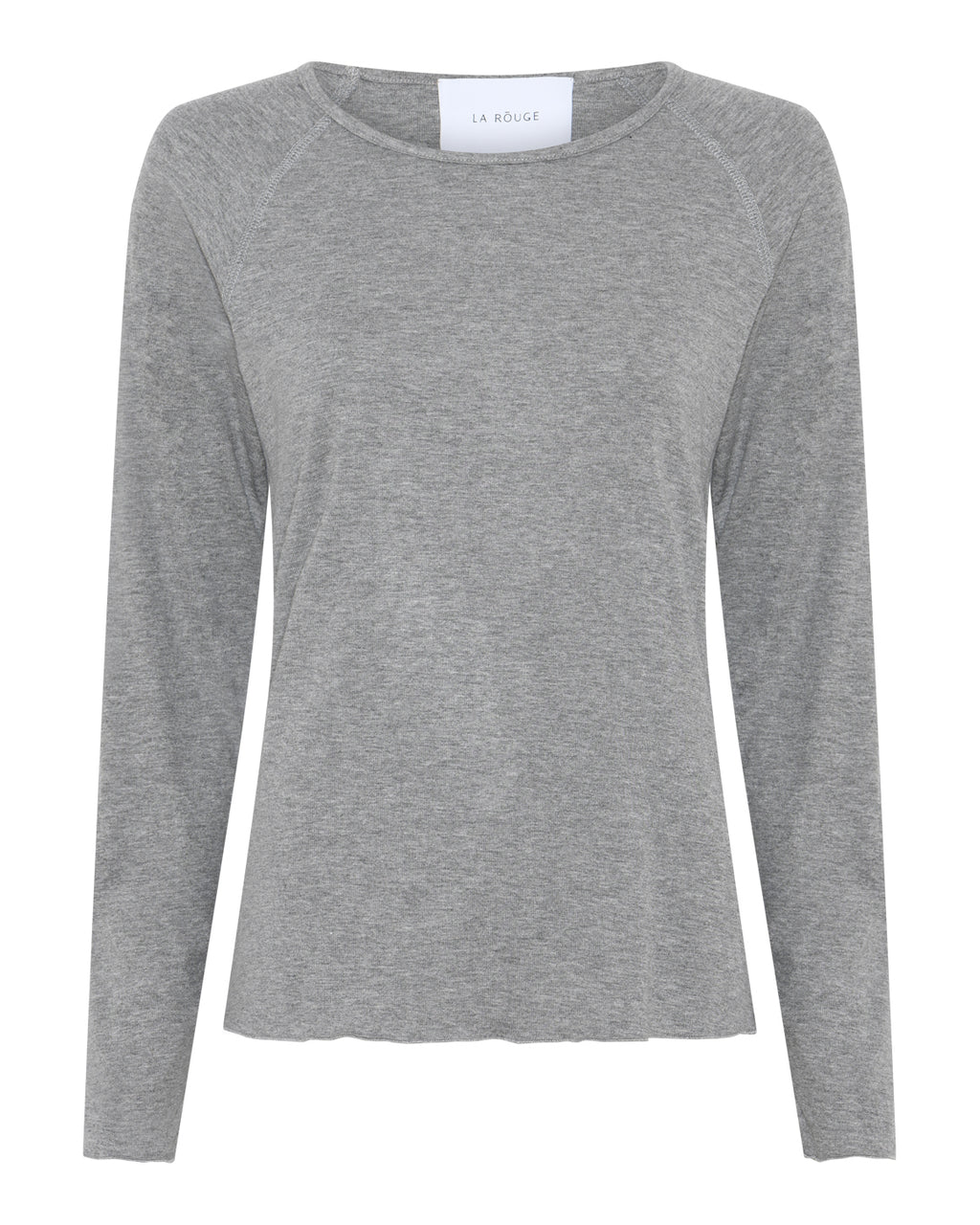 LA ROUGE ApS NOOS - Line L/S T-Shirt T-shirt Light Grey Melange