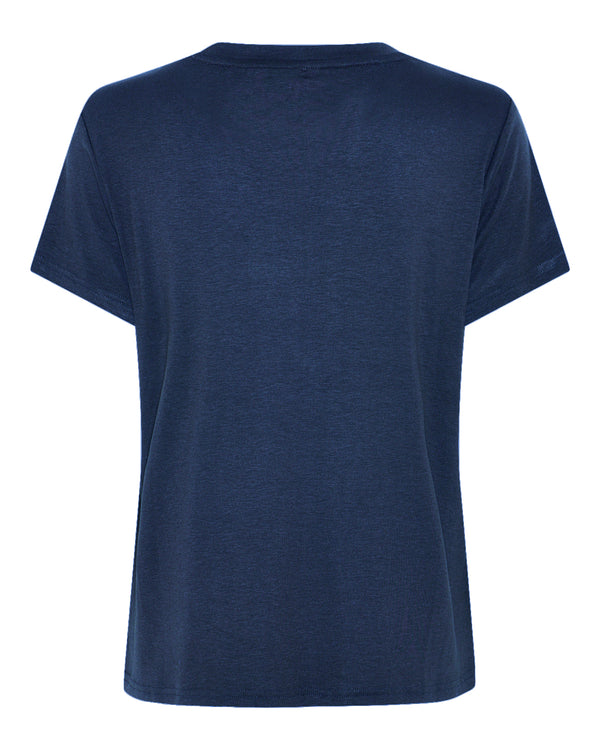LA ROUGE ApS NOOS - Line S/S T-shirt T-shirt Navy
