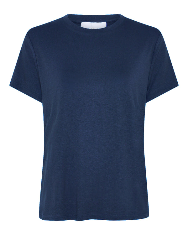 LA ROUGE ApS NOOS - Line S/S T-shirt T-shirt Navy