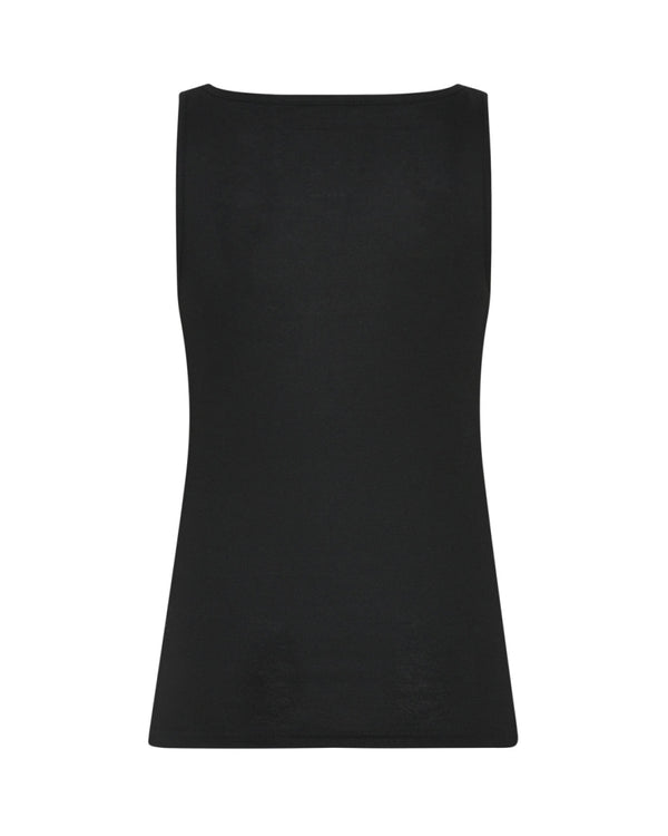 LA ROUGE ApS NOOS - Line Singlet Tank Top Black