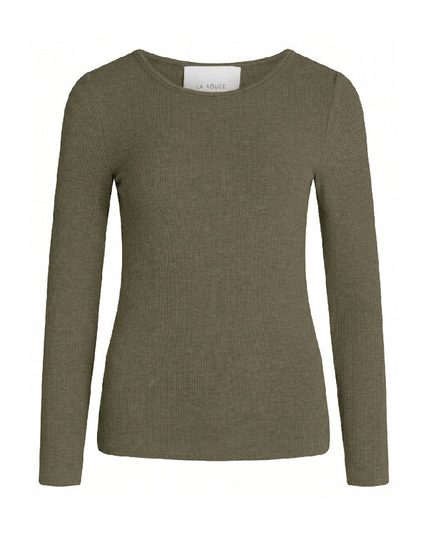 LA ROUGE ApS NOOS - Lisa L/S t-shirt T-shirt Army Green