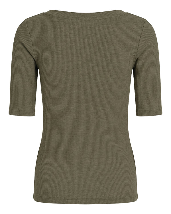 LA ROUGE ApS NOOS - Lisa S/S T-shirt Short Sleeve Army Green
