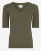 LA ROUGE ApS NOOS - Lisa S/S T-shirt Short Sleeve Army Green