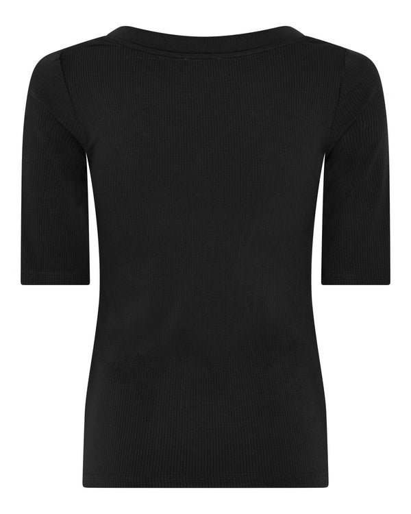 LA ROUGE ApS NOOS - Lisa S/S T-shirt Short Sleeve Black
